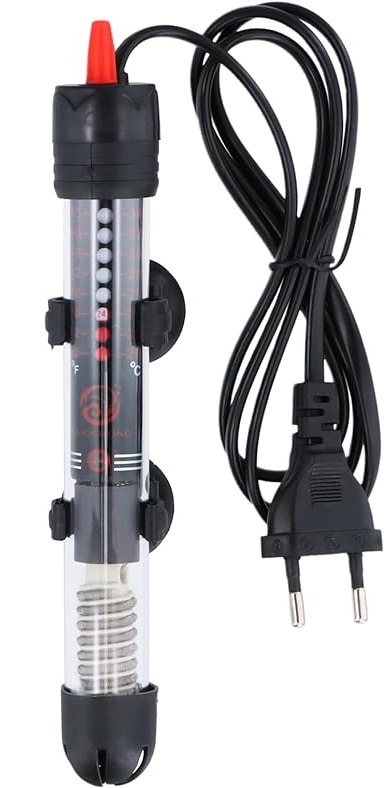 Aquarium heater with cable as a laser winter and frost protection solution for CO₂ lasers.
