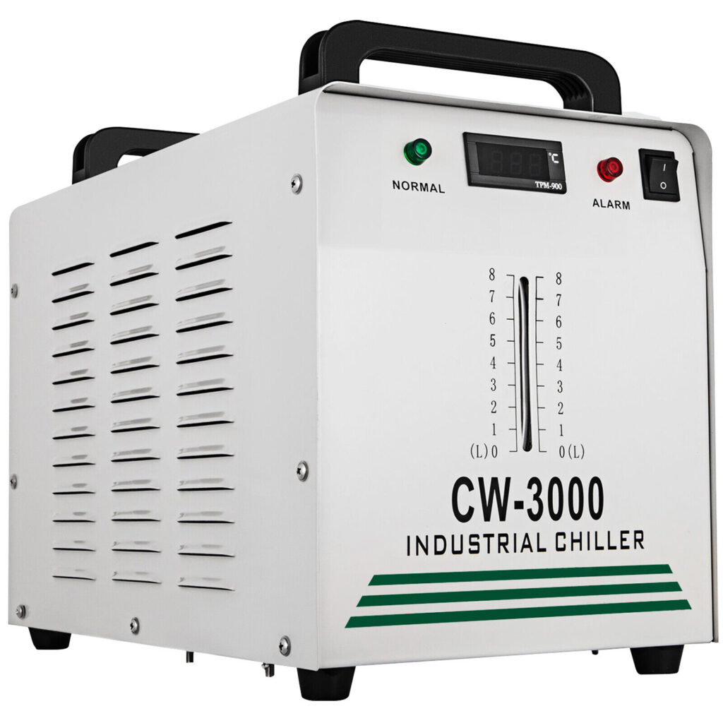 CW-3000 passive laser chiller.

